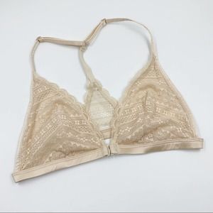 Victoria's Secret Light Pink Lace Front Closure Bralette